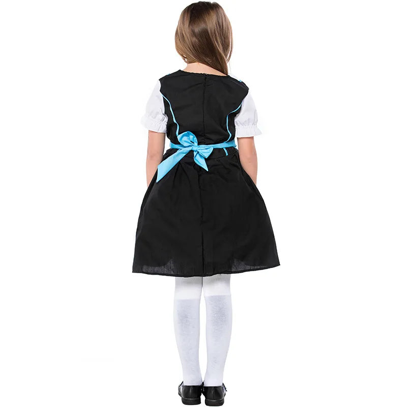 Kinder Jungen Mädchen Oktoberfest Kostüme Bayerisches Dirndl Kleid Kinder Lederhosen Cosplay Karneval Party Halloween Kostüm