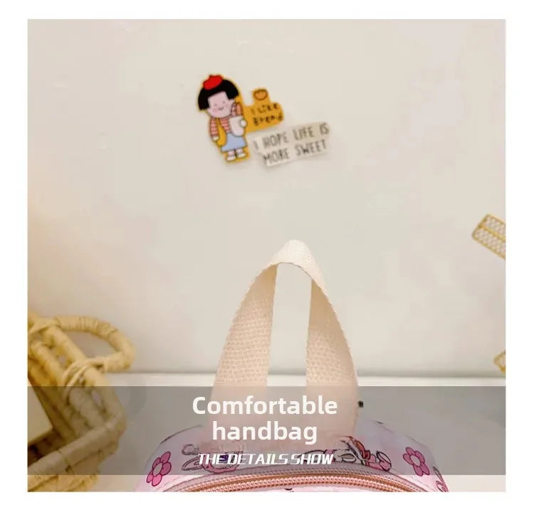 New Large Capacity Children's Backpack Cartoon Cute Primary School Bag Nursery Wear Resistant Double Shoulder Bag Nylon Material