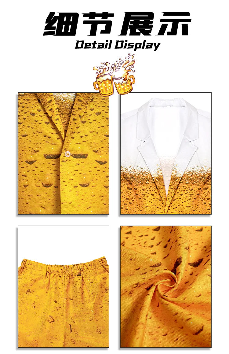 Herren Oktoberfest Kostüm Anzug Bayerisches Bier Cosplay Dress Up Damen Anzug Kleidung Rollenspiel Halloween Party Fantasia Kostüm