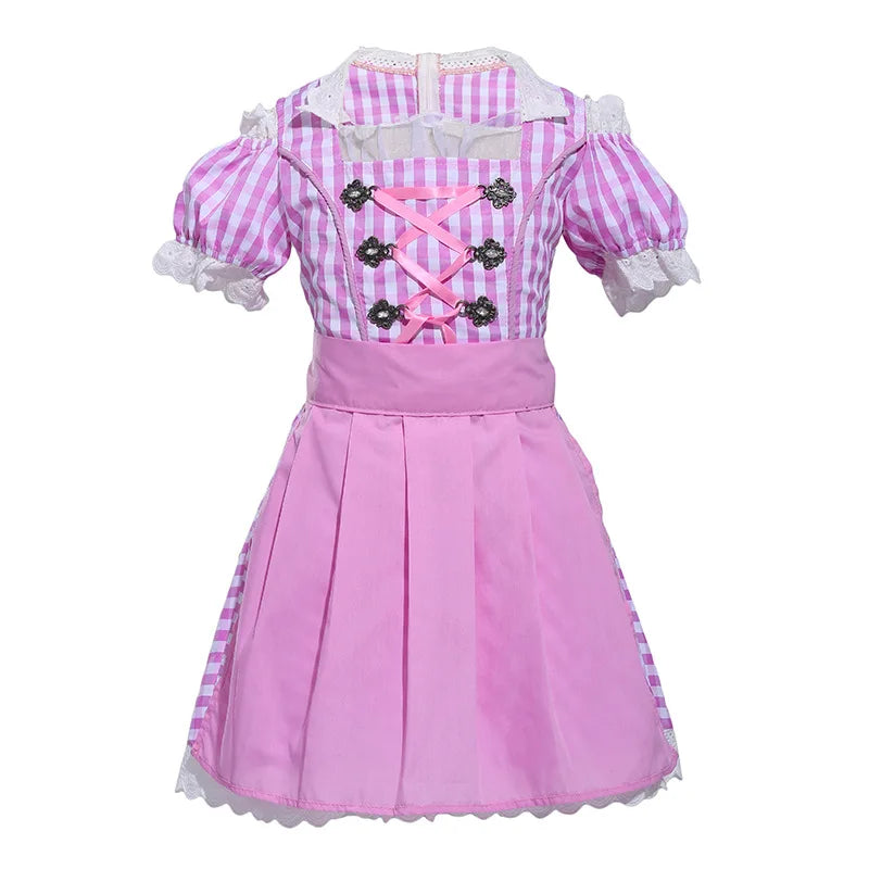 Kinder Jungen Mädchen Oktoberfest Kostüme Bayerisches Dirndl Kleid Kinder Lederhosen Cosplay Karneval Party Halloween Kostüm