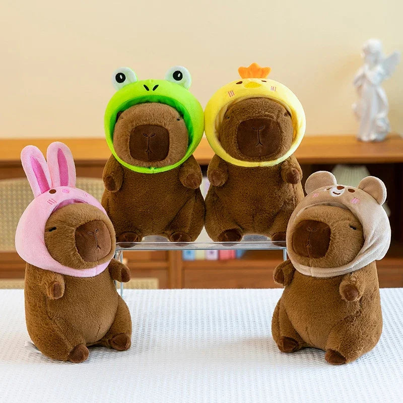 25 cm Serie Capybara Plüsch Simulation Capybara Anime Fluffty Spielzeug Süße Puppe Kuscheltiere Weiche Puppe Plüsch Weihnachtsgeschenke