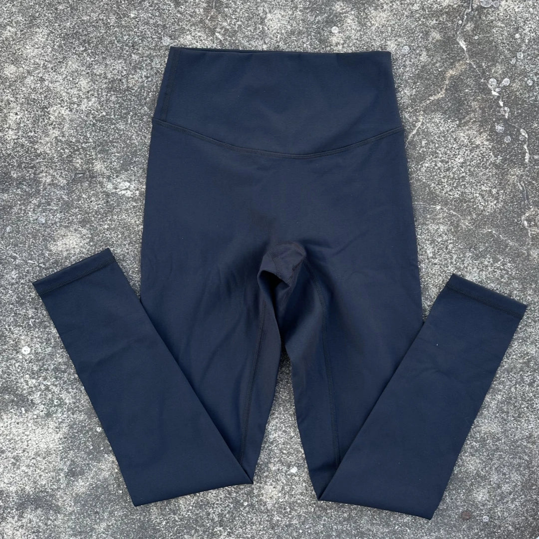 Hochfeste Kompression, einfarbig, weich, für Damen, Sporthose, enge Butter, hohe Taille, Yoga-Leggings, sportliches Fitnessstudio, umfassende Kleidung