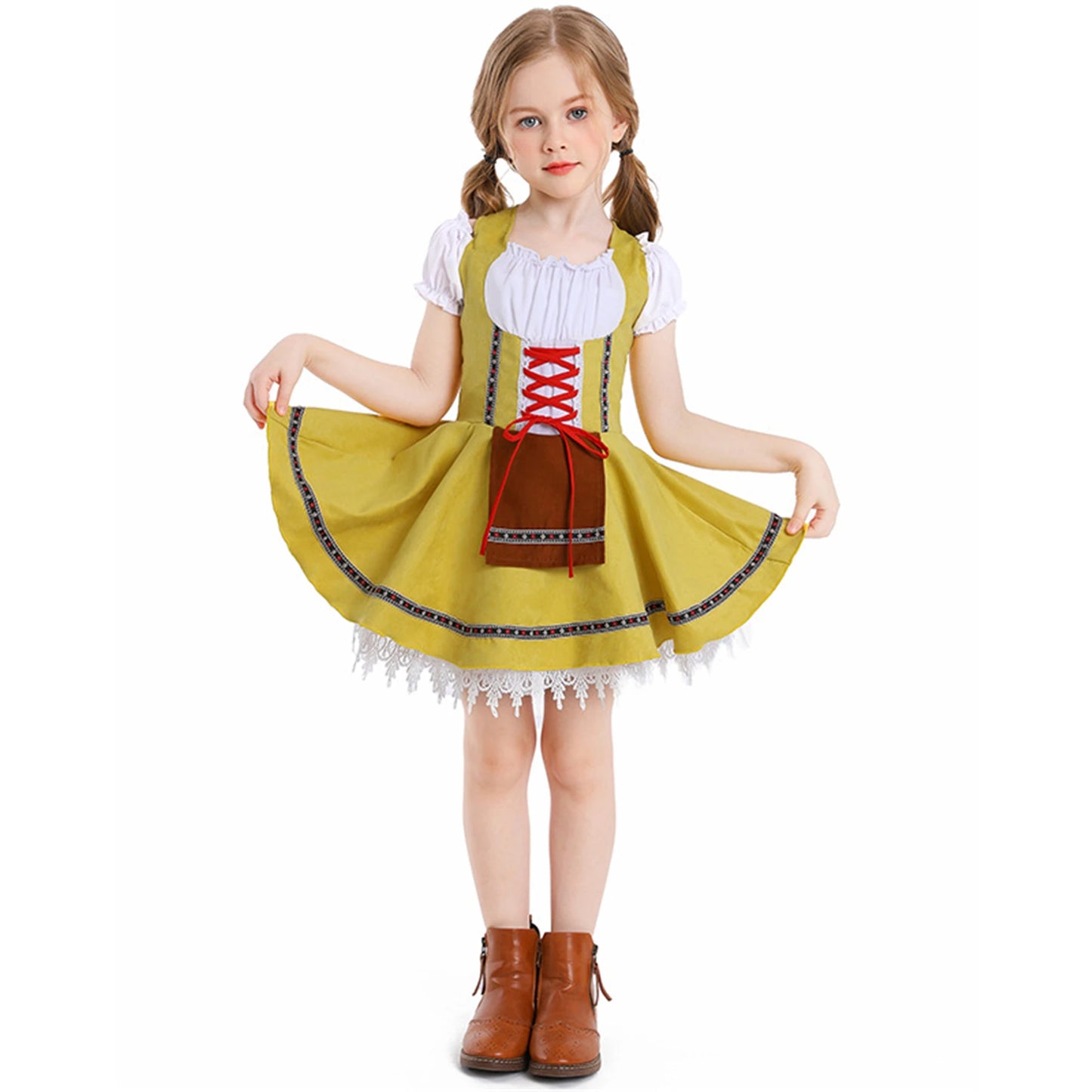 Oktoberfest Kostüme für Kinder, deutsches Oktoberfest-Kleid, Mädchen, bayerisches Festival, Party, Bier, Mädchen, Karneval, Cosplay, Dirndl, Halloween