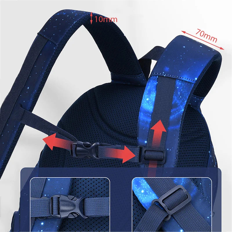 Children Backpack Fashion Starry Sky Kids Waterproof School Bags For Boys Girls Backpack Mochila Infantil Book Bag