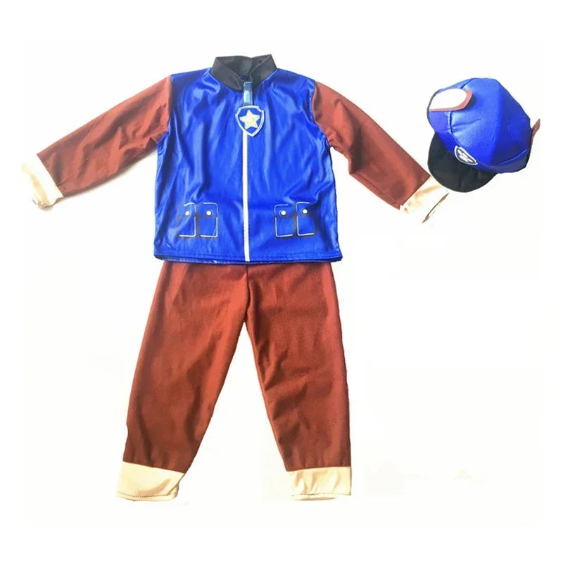 Anime Dog Patrol Kinder Tops Hosen Rucksack Hut Marshall Chase Skye Zuma Rubble Kinder Patrol Uniformen Halloween Cosplay Kostüm