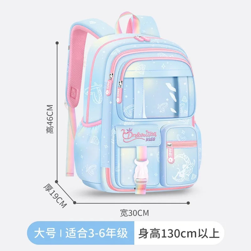 Children School Bags For Girls Lightweight Kids Princess Backpack Schoolbag Primary School Backpack Kids Book bag Mochila