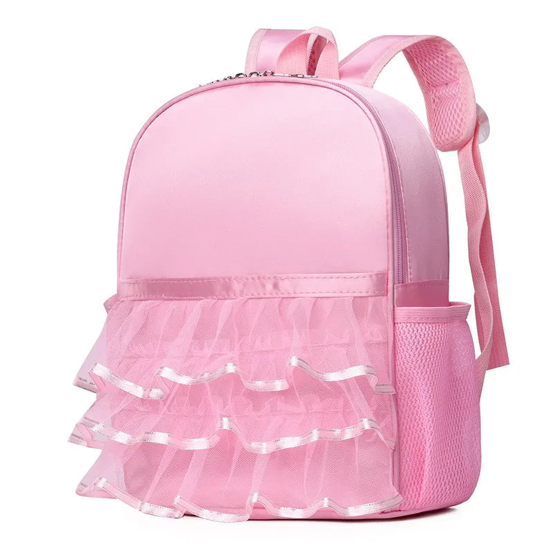 Minnie Mouse Children Kawaii Bag for Girl Dance Bag Kid Letter Pink Dancing Backpacks Girl Ballet Dance Bag Baby School Backpack
