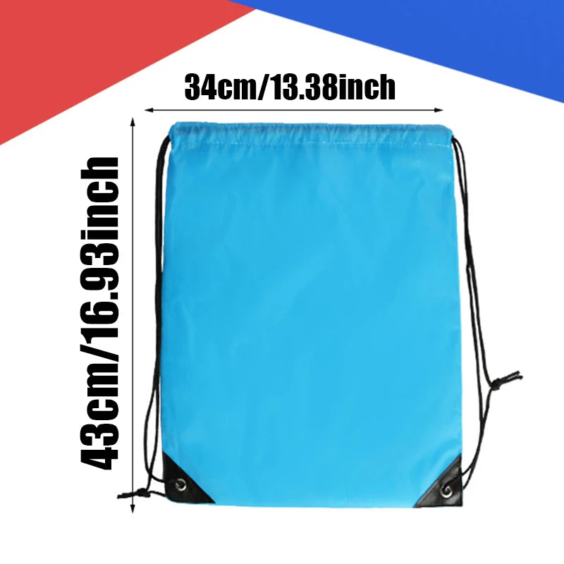 Stitch Disney Waterproof Drawstring Bag Letter A-Z Cartoon Shoes Underwear Travel Sport Bags Nylon Clothes Packing Backpack Gift