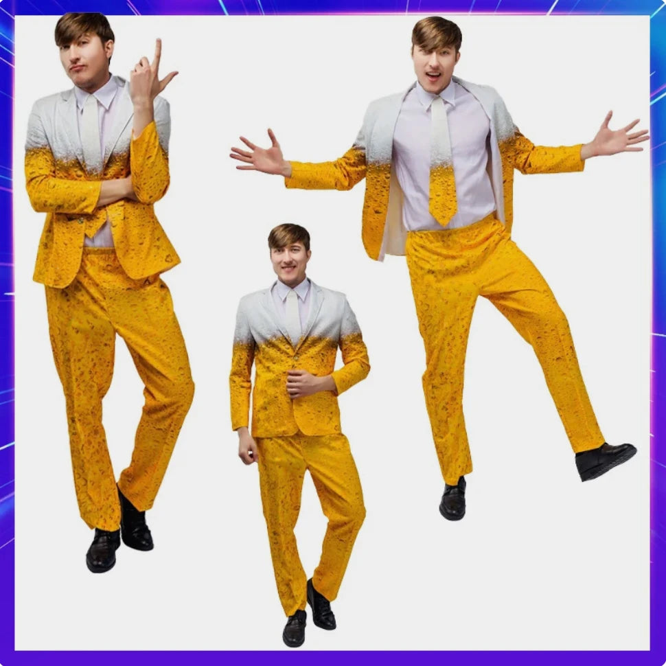 Herren Oktoberfest Kostüm Anzug Bayerisches Bier Cosplay Dress Up Damen Anzug Kleidung Rollenspiel Halloween Party Fantasia Kostüm