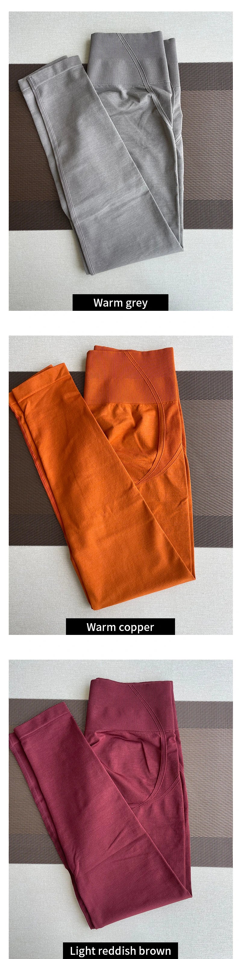 Mühelose, nahtlose, enge Hosen, Fitnessstudio-Leggings, Workout-Yogahosen für Damen, weiche Outfits mit hoher Taille, Fitness-Sportbekleidung