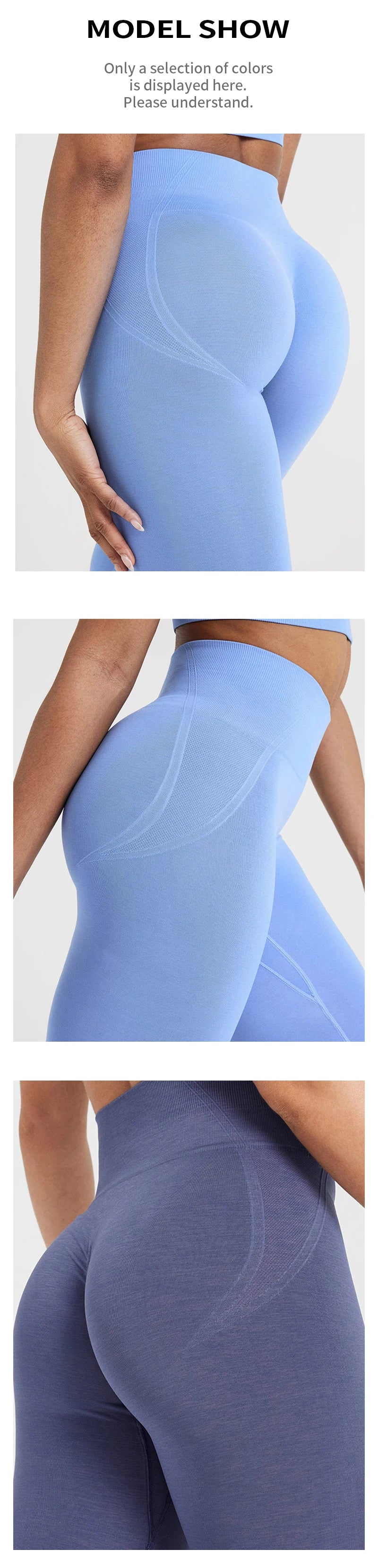 Mühelose, nahtlose, enge Hosen, Fitnessstudio-Leggings, Workout-Yogahosen für Damen, weiche Outfits mit hoher Taille, Fitness-Sportbekleidung