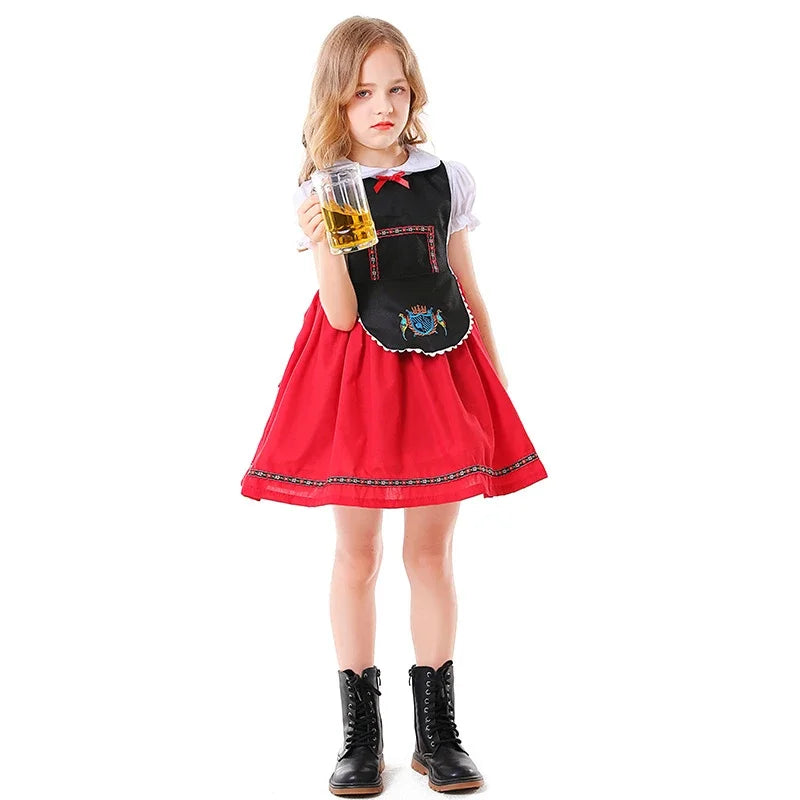 Bayerische Fantasia Festival Party Kinder Bier Mädchen Cospaly Kleid Deutsch Oktoberfest Kinder Kostüm Jungen Oktoberfest Kostüme