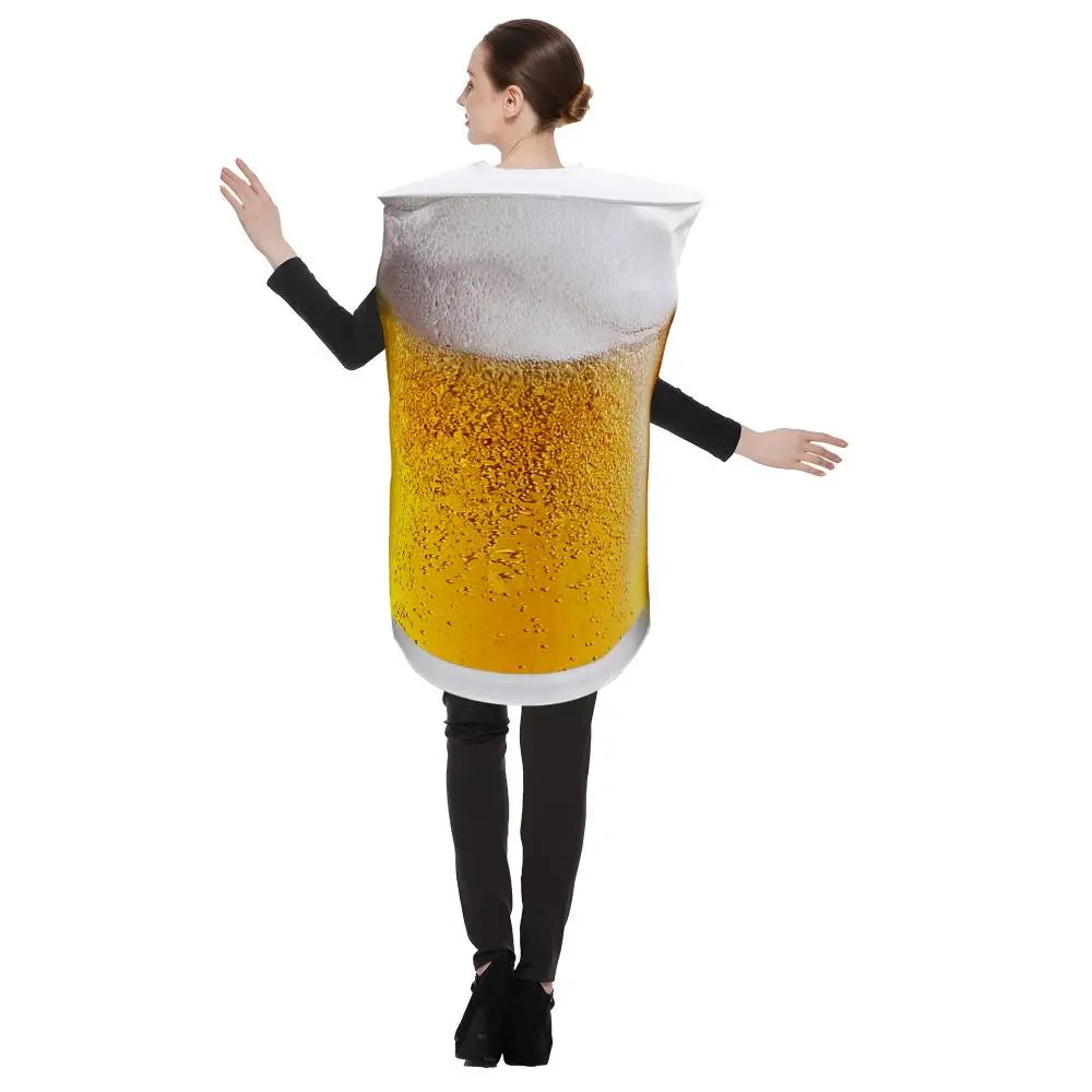 Zawaland Bierfest-Kostüm für Damen, lustiger Verkleidungsanzug, Halloween, Karneval, Purim-Outfit, Schwamm, Oktoberfest-Kleidung, 80 x 56 cm