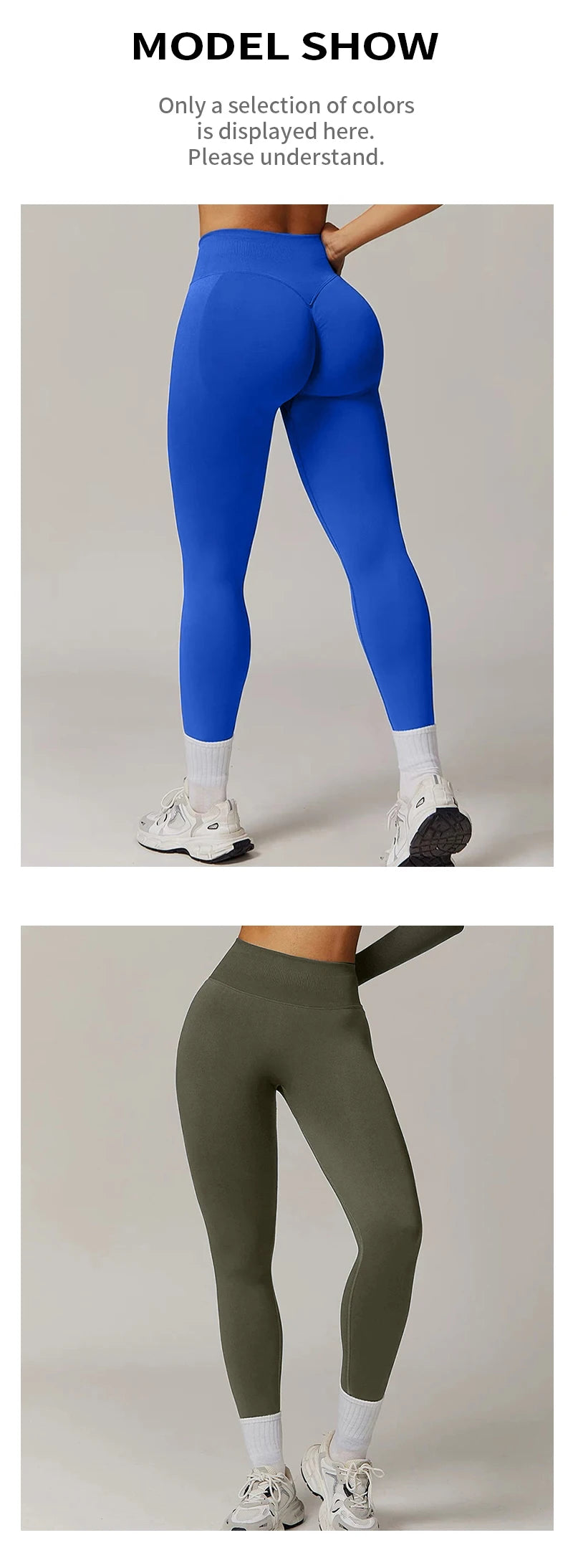 Damen-Yoga-Leggings mit hoher Taille, nahtlos, hochdehnbar, Po-Lifting, atmungsaktive Sporthose für Damen, Fitnessstudio-Leggings