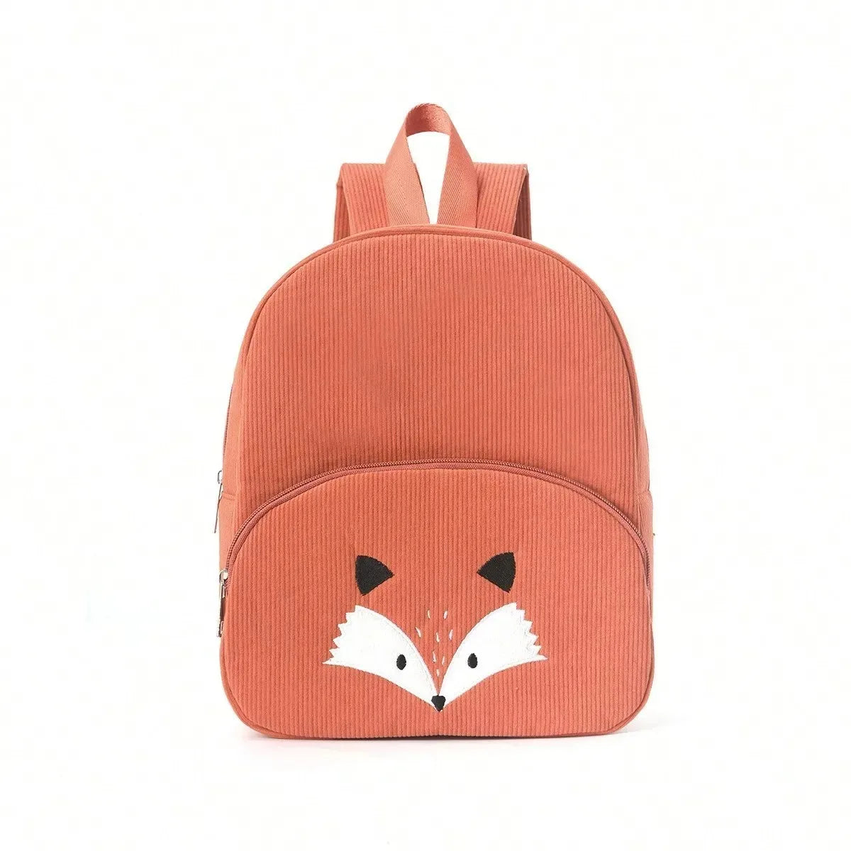 Customized Name Toddler Backpack - Cartoon Bear Corduroy Bag with Large Capacity, Embroidered Name Plush Backpack for Kids
