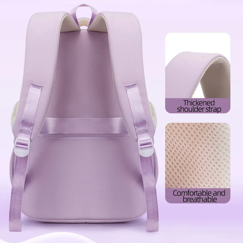 Cinnamoroll Backpack Boys Girls Bookbag Bag Teenager Children Knapsack Schoolbag Rucksack Mochila With Coin Purse