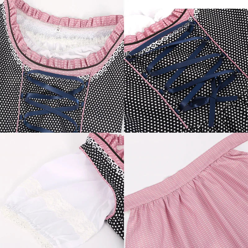 Rotes deutsches Oktoberfest-Trachtenkleid, Mädchen-Dirndlkleid, schulterfrei, Biermädchen-Kostüm, Halloween, Karneval, Cosplay, Partykleid