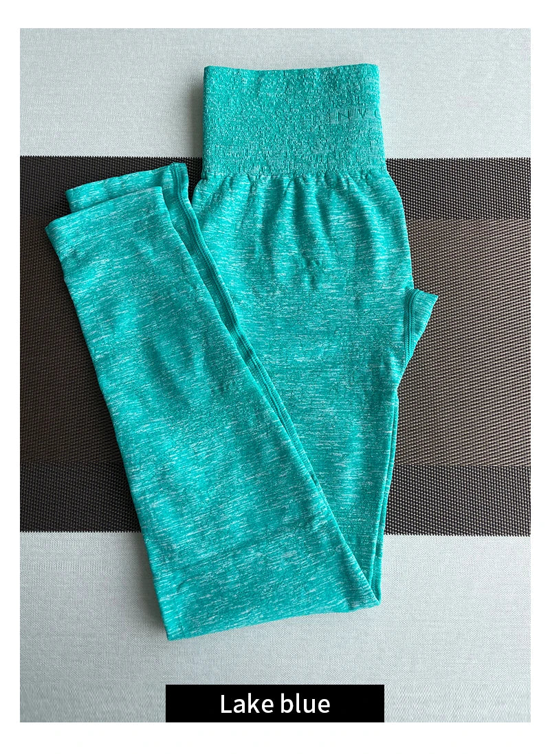 TKITK Digitale Frauen Yoga Leggings Hüften Heben Gym Nahtlose Sport Hosen Hohe Taille Fitness Blase Butt Workout Lauf Hosen