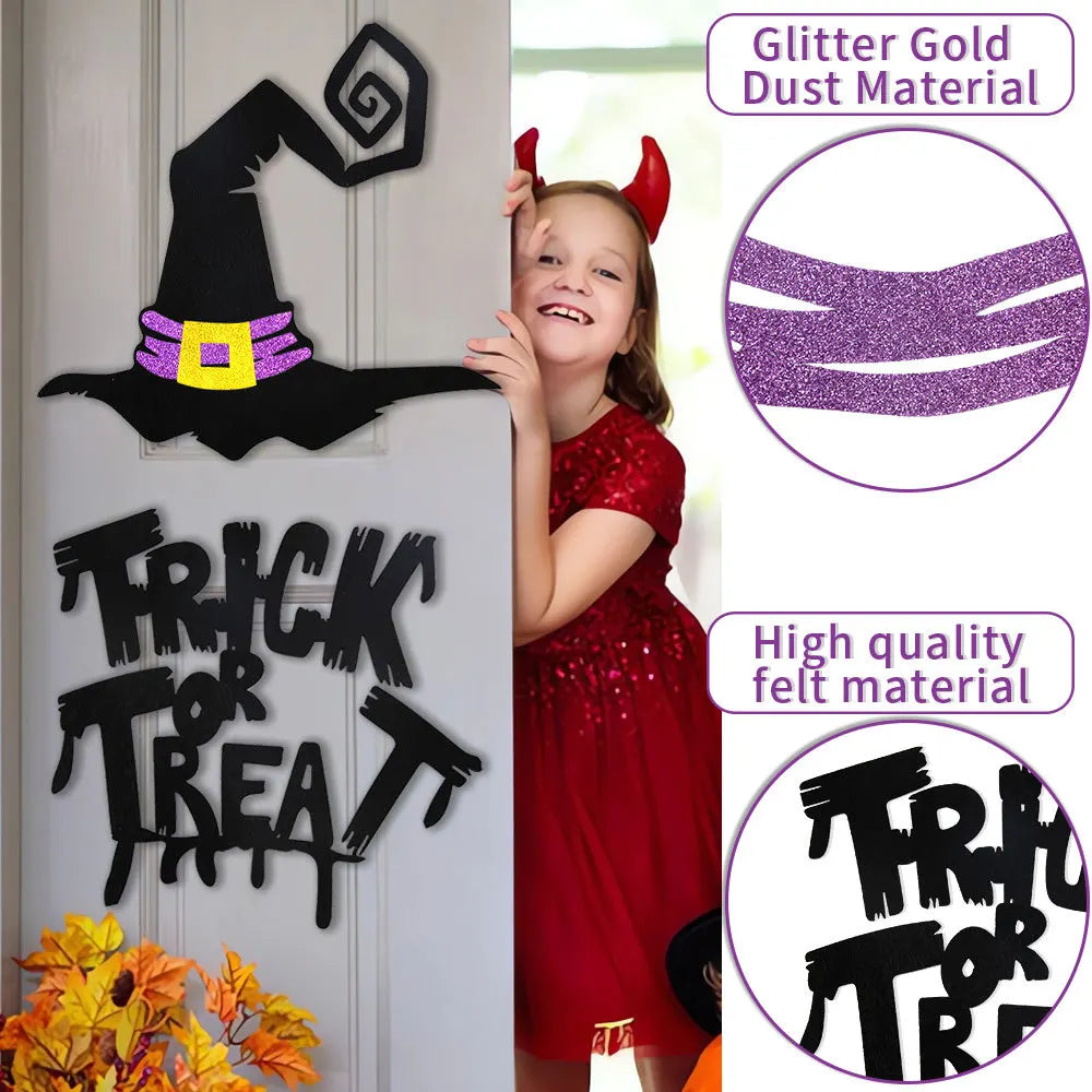 Halloween Dekoration Zimmertür Aufkleber Fenster Dekor Skelett Hand Kürbis DIY Teufel Hexenhut Glas Fenster Aufkleber Geist
