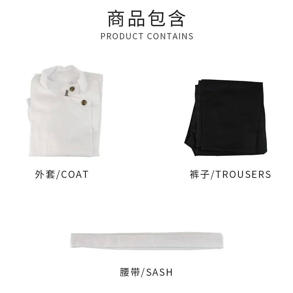 Anime Jujutsu Kaisen Okkotsu Yuta Cosplay Kostüm Tops Hosen Gürtel Uniformen Für Männer Frauen Halloween Karneval Party Comic Con