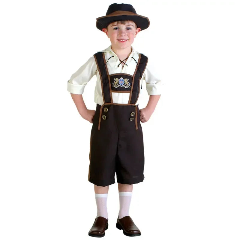 Bayerische Fantasia Festival Party Kinder Bier Mädchen Cospaly Kleid Deutsch Oktoberfest Kinder Kostüm Jungen Oktoberfest Kostüme