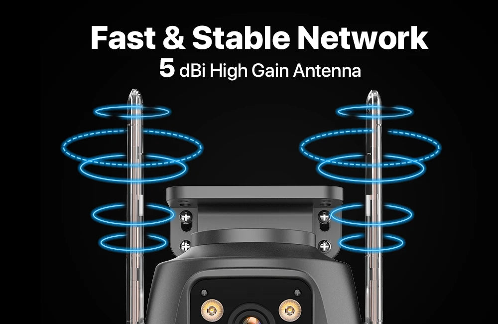 4K 8MP PTZ WIFI-Kamera Dual Lens Dual Screen IP-Kamera Outdoor 4MP HD Auto Tracking Sicherheitsschutz CCTV-Überwachung iCSee