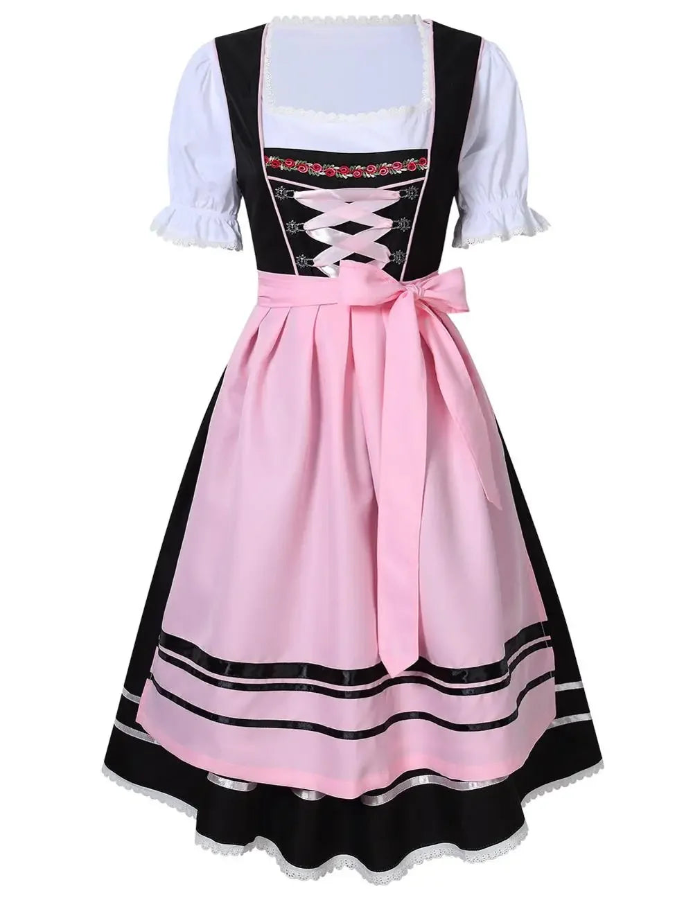 Damen Oktoberfest Kostüm Plus Size Deutsches Biermädchen Kostüm Dirndlkleid Biermädchen Uniform