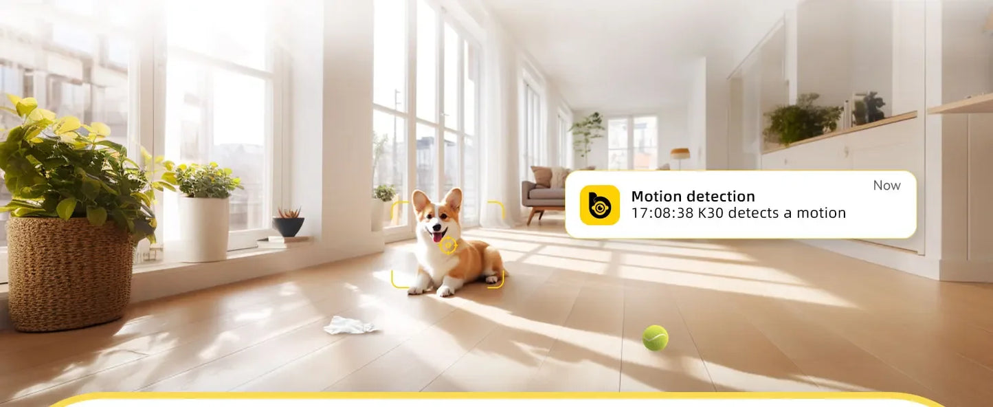 BoyKeep Smart Kamera 2K Sicherheitsschutz WLAN-Überwachung 5G/2,4 GHz Innenbereich Baby Nachtsicht 360° Schwenk- und Neigefunktion 2-Wege-Audio K30