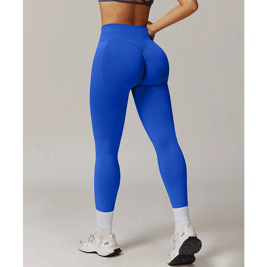 Damen-Yoga-Leggings mit hoher Taille, nahtlos, hochdehnbar, Po-Lifting, atmungsaktive Sporthose für Damen, Fitnessstudio-Leggings