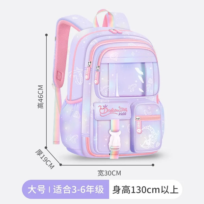 Children School Bags For Girls Lightweight Kids Princess Backpack Schoolbag Primary School Backpack Kids Book bag Mochila