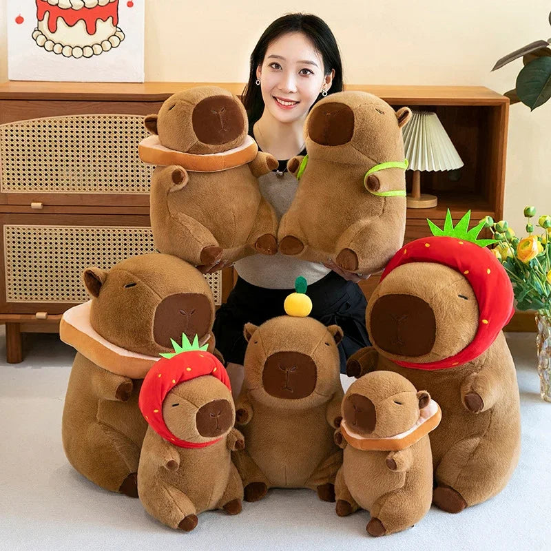 25 cm Serie Capybara Plüsch Simulation Capybara Anime Fluffty Spielzeug Süße Puppe Kuscheltiere Weiche Puppe Plüsch Weihnachtsgeschenke