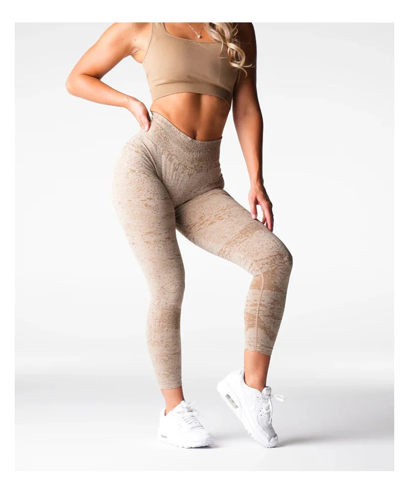 TKITK Digitale Frauen Yoga Leggings Hüften Heben Gym Nahtlose Sport Hosen Hohe Taille Fitness Blase Butt Workout Lauf Hosen
