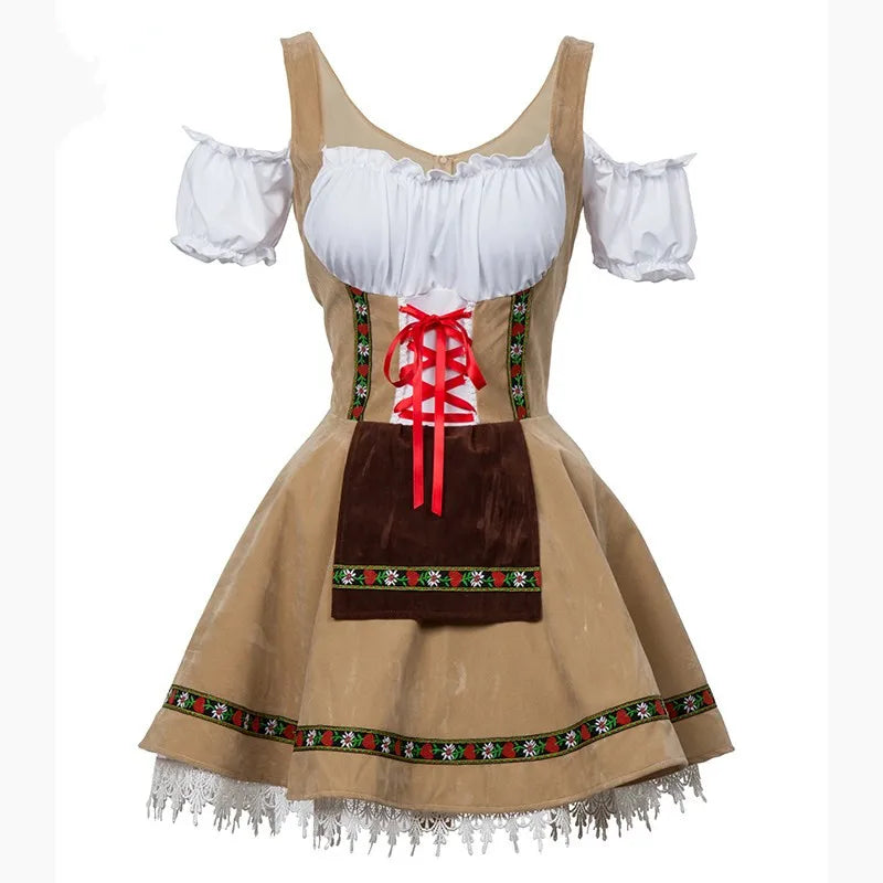 Männliche Frau Oktoberfest Kostüm Traditionelles Paar Deutsches Bayerisches Bier Outfit Cosplay Halloween Karneval Festival Party Kleidung