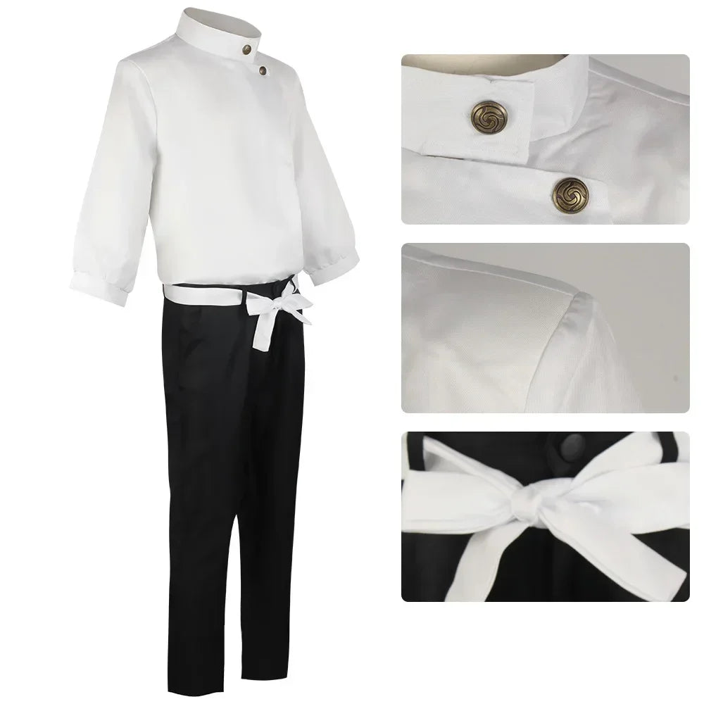 Anime Jujutsu Kaisen Okkotsu Yuta Cosplay Kostüm Tops Hosen Gürtel Uniformen Für Männer Frauen Halloween Karneval Party Comic Con