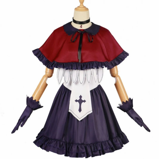 Oshi No Ko Arima Kana/Hoshino Ruby Gesangs- und Tanzaufführungskleid Mädchen Rote Uniform Halloween Anime Karneval Crossdressing-Set