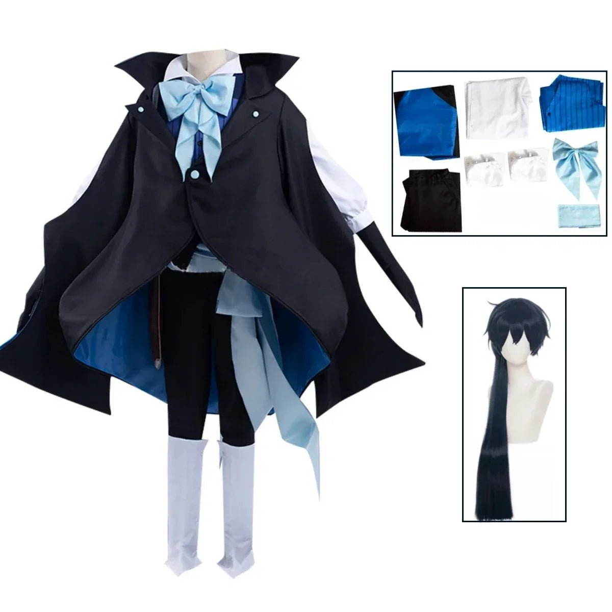Anime Case Study of Vanitas Cosplay Vanitas No Karte Kostum Uniforms Halloween Carnival Party Stage Anime Show Set - TRENSET