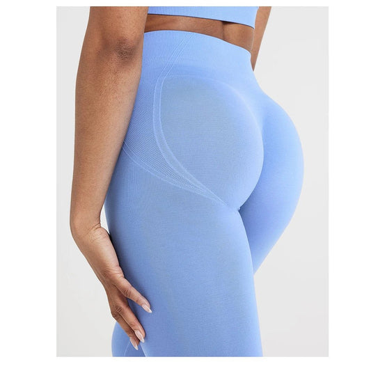 Effortless Seamless Tight Pants Gym Leggings Womens Workout Yoga Pants Soft High Waist Outfits Fitness Sports Wear - TRENSET