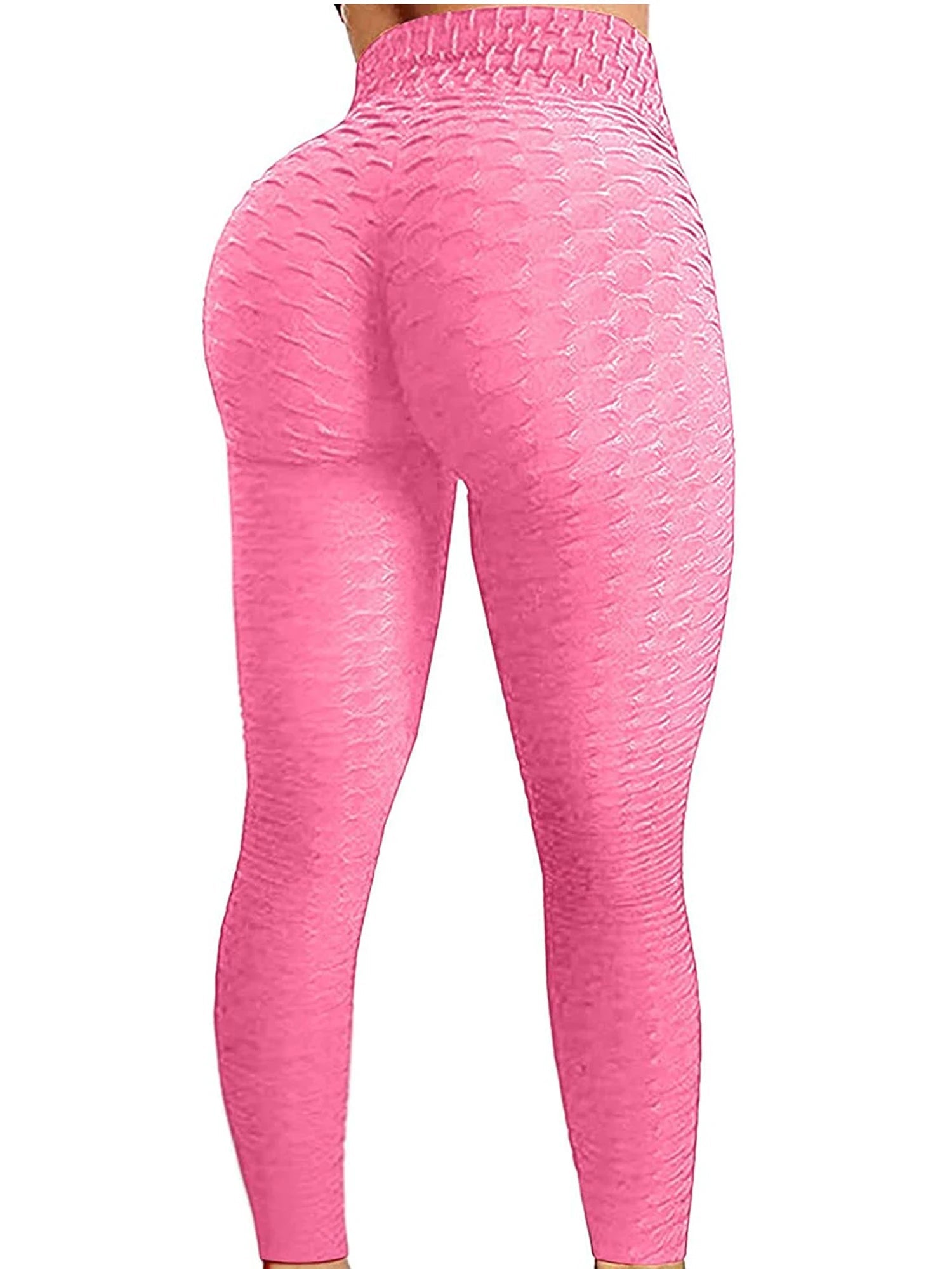 FCCEXIO 9 Colors New Fashion Jacquard High Waist Leggings Hot Sale Women Fitness Leggings PUSH UP Workout Booty Pants S - 3XL - TRENSET