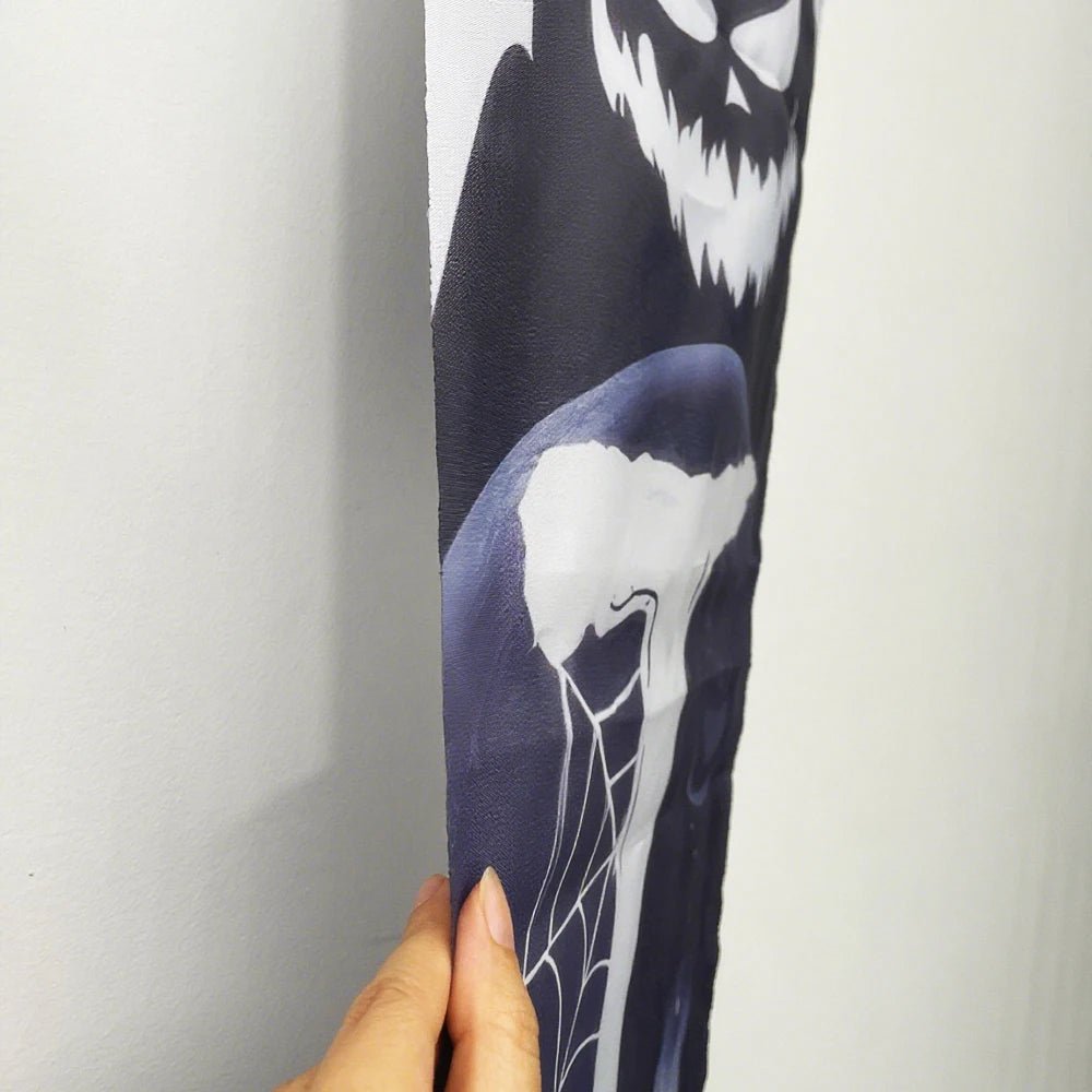 Halloween Trick - or - Treat Themed Porch Banner Hanging Door Curtain Pumpkin Ghost Home Horror Party Decoration Supplies - TRENSET