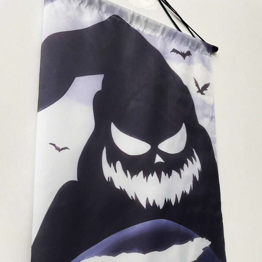 Halloween Trick - or - Treat Themed Porch Banner Hanging Door Curtain Pumpkin Ghost Home Horror Party Decoration Supplies - TRENSET