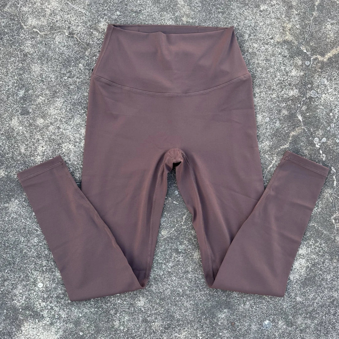 High Strength Compression Solid Color Soft Women Sport Pant Tight Butter High Waist Yoga Legging Athletic Gym Comprehensive Wear - TRENSET