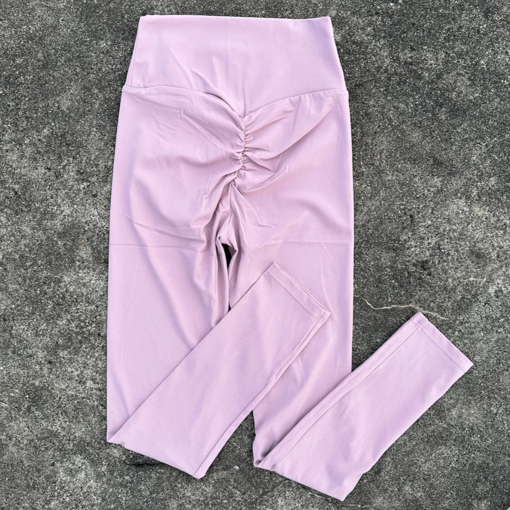 Hot Selling Popular Sexy Butter Solid Color Women Back Waist Scrunch Tight Yoga Legging Athletic Soft Gym Sports Pants Jogging - TRENSET