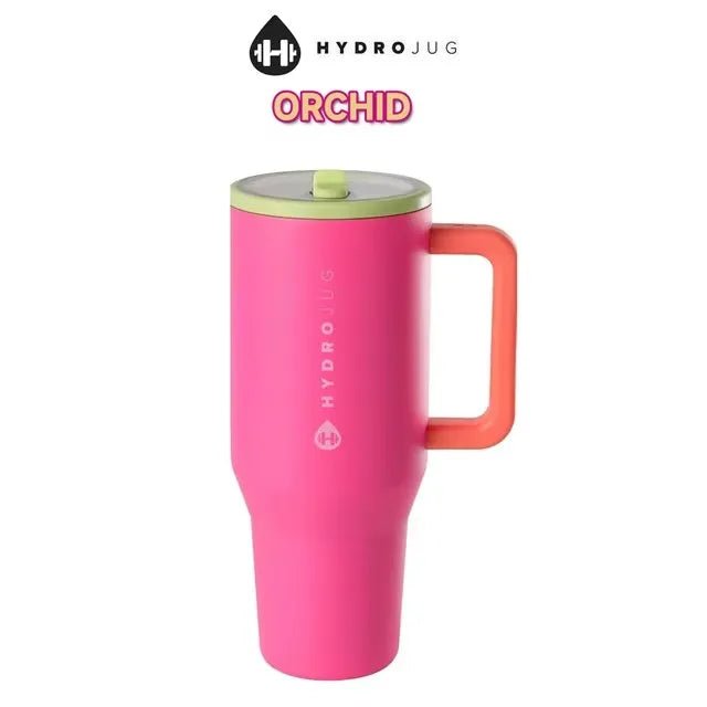 HydroJug Tumbler 32OZ Traveler Straw Lid Stainless Steel Vacuum Insulated Car Mug Double Wall Thermal Iced Travel - TRENSET