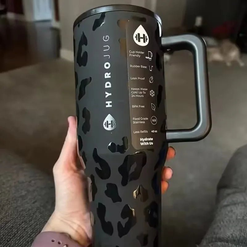 HydroJug Tumbler 32OZ Traveler Straw Lid Stainless Steel Vacuum Insulated Car Mug Double Wall Thermal Iced Travel - TRENSET