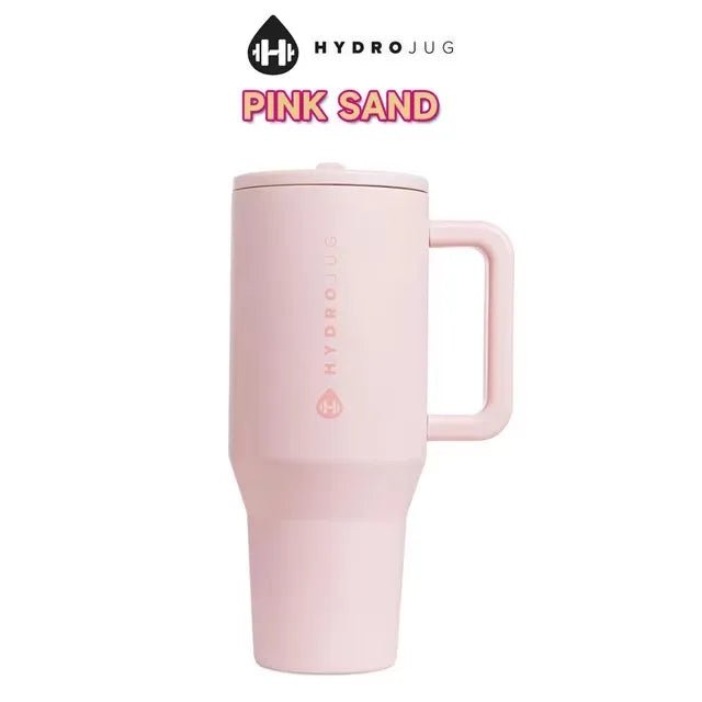 HydroJug Tumbler 32OZ Traveler Straw Lid Stainless Steel Vacuum Insulated Car Mug Double Wall Thermal Iced Travel - TRENSET