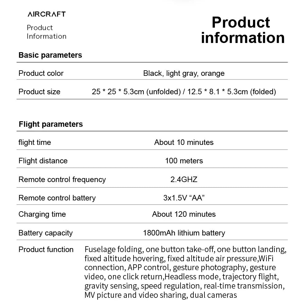 Mini Foldable RC Quadcopter E99 K3 Pro - Dual Camera Aerial Drone with 4K HD, Hold Mode & LED Lights | WIFI Remote Control Toy - TRENSET