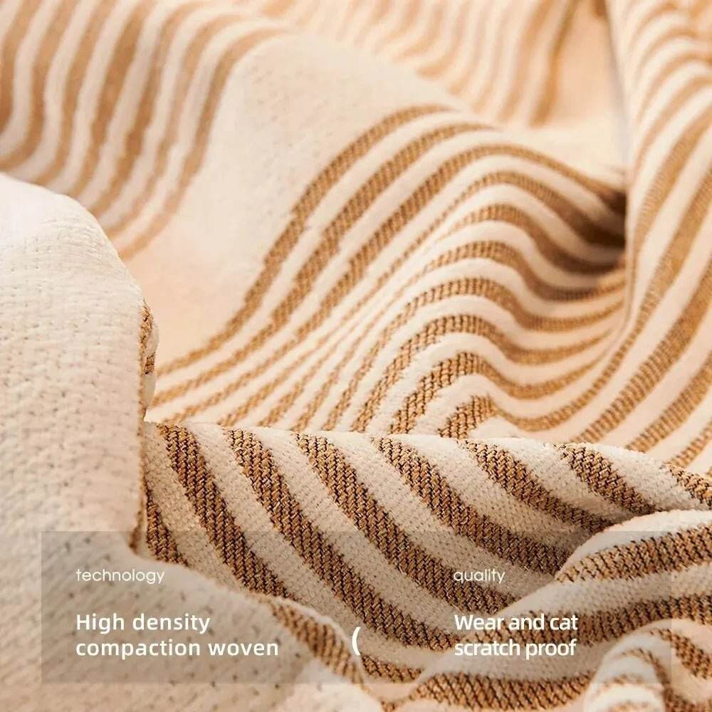 Nordic Tassel Throw Blanket Four Season Sofa Cover Dust Anti-cat Scratch Protection Cover Sofa Blanket Carpet Travel Rug Tassels - TRENSET