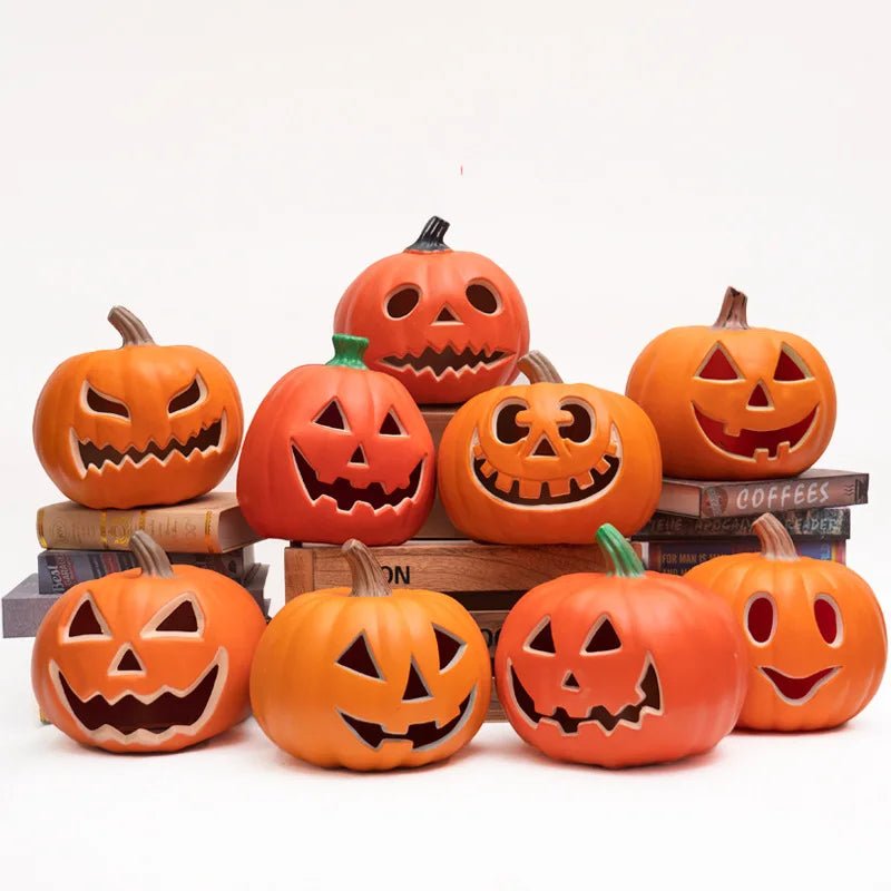 Pumpkins Lamp Halloween Decoration For Home Yard Garden Outdoor Decor Hallowen Horror House Skull Party Props Glow in The Dark - TRENSET
