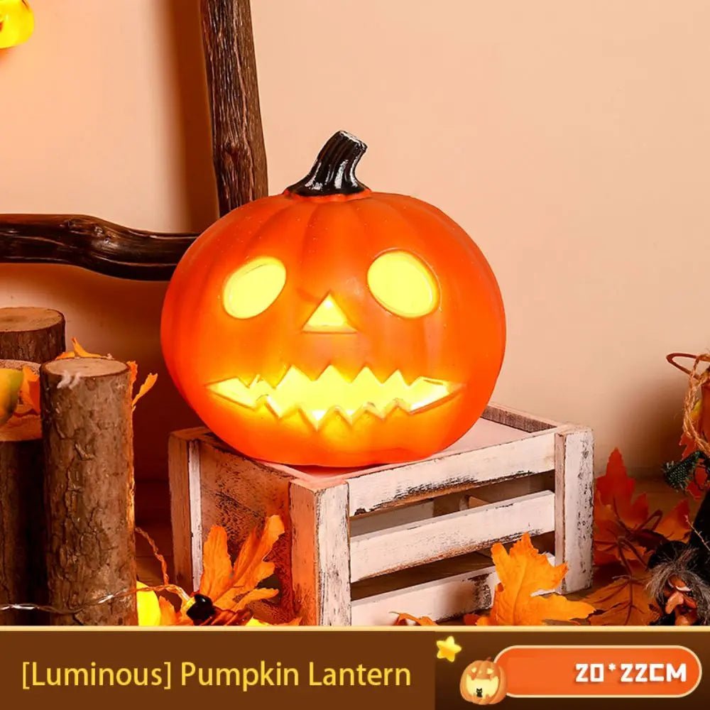 Pumpkins Lamp Halloween Decoration For Home Yard Garden Outdoor Decor Hallowen Horror House Skull Party Props Glow in The Dark - TRENSET