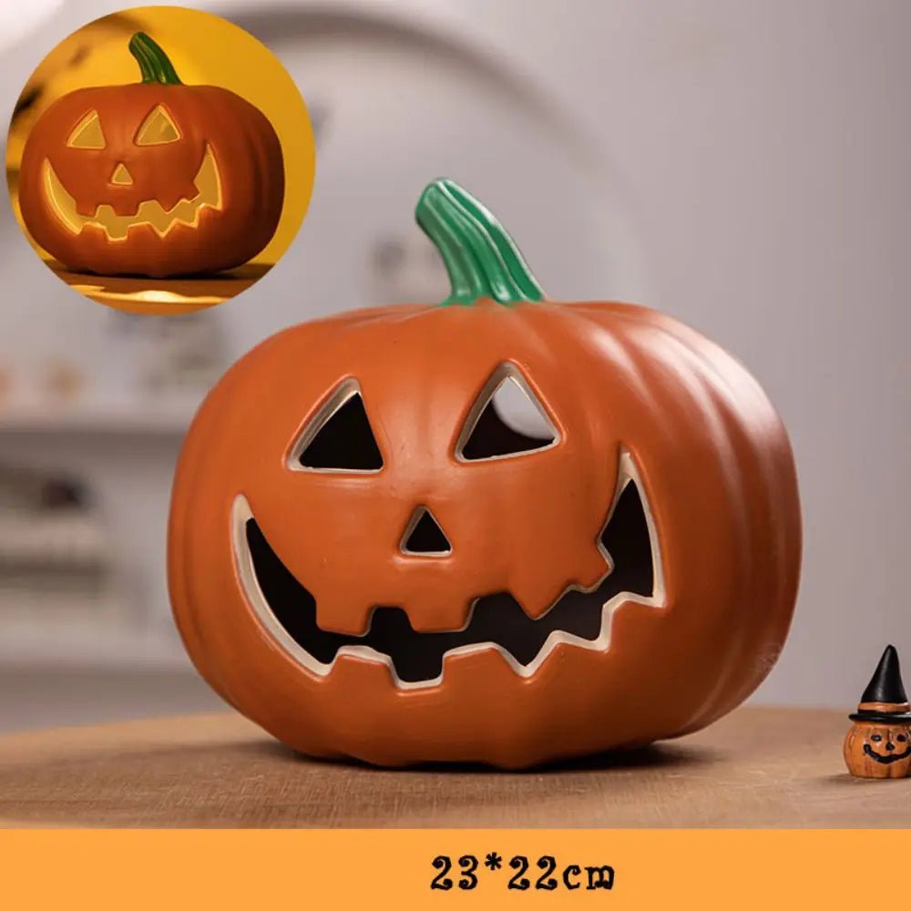 Pumpkins Lamp Halloween Decoration For Home Yard Garden Outdoor Decor Hallowen Horror House Skull Party Props Glow in The Dark - TRENSET